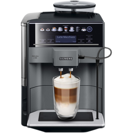 Siemens EQ.6 plus s100 TE651209RW Automatisk kaffemaskine Sort